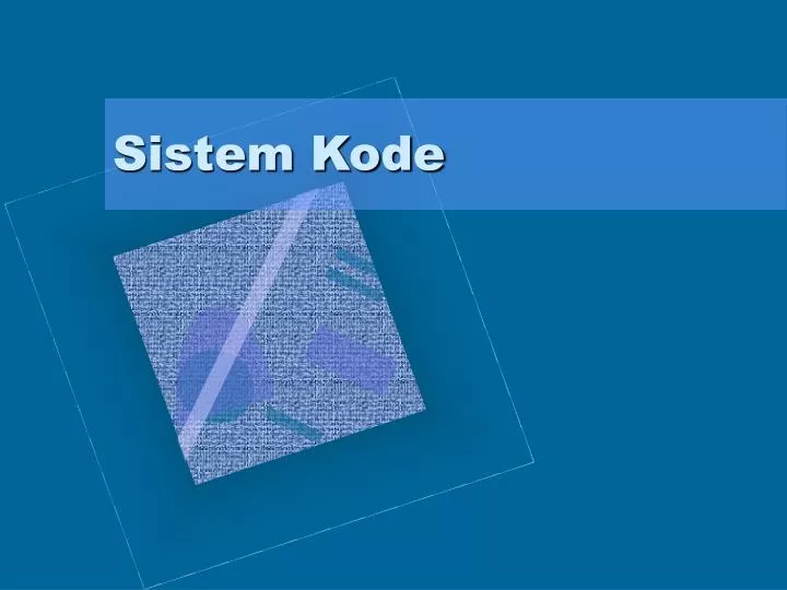 sistem kode