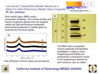 California Institute of Technology MRSEC 0520565
