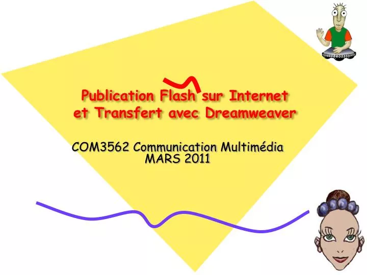 publication flash sur internet et transfert avec dreamweaver