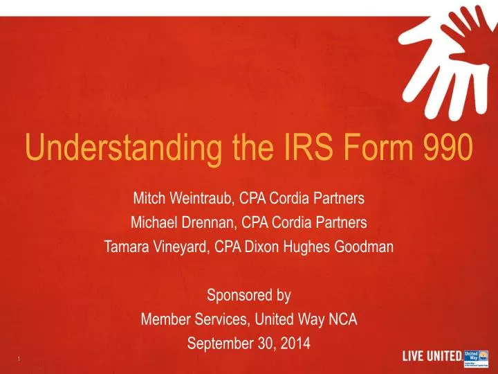 understanding the irs form 990