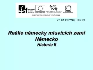 re lie n mecky mluv c ch zem n mecko historie ii