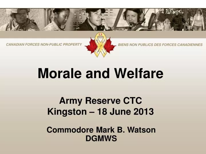 morale and welfare army reserve ctc kingston 18 june 2013