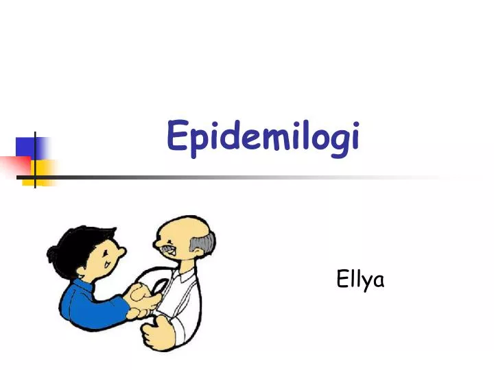 epidemilogi