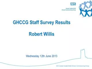 GHCCG Staff Survey Results Robert Willis
