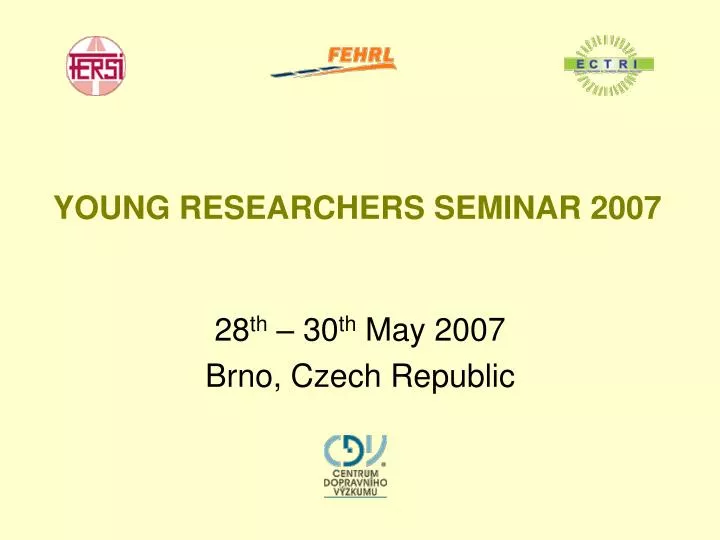 young researchers seminar 2007