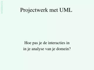 projectwerk met uml