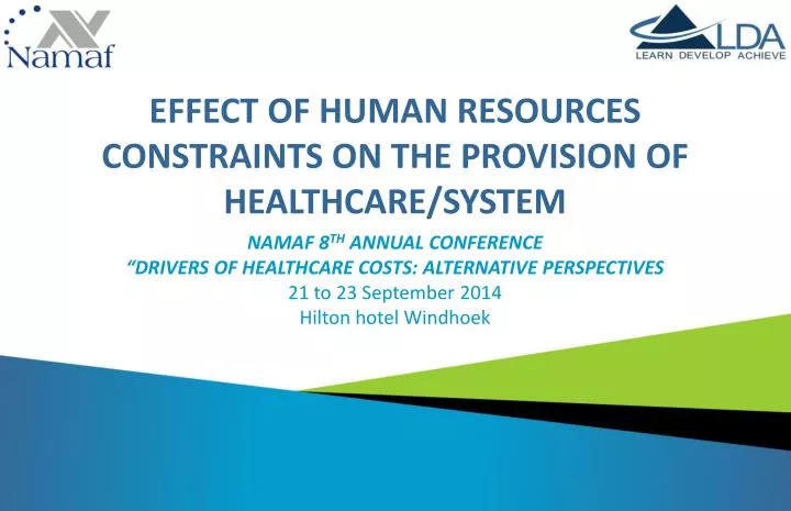 effect of human resources constraints on the provision of healthcare system