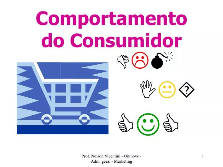 comportamento do consumidor