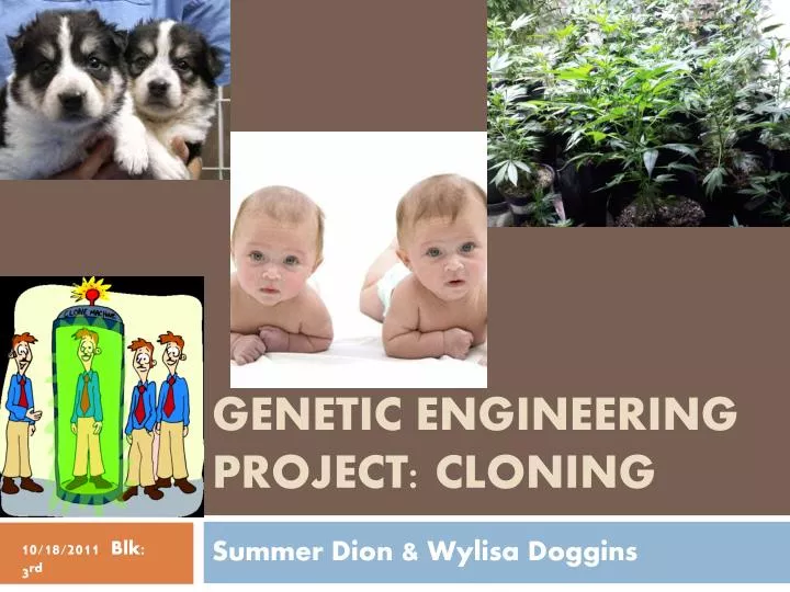 genetic engineering project cloning