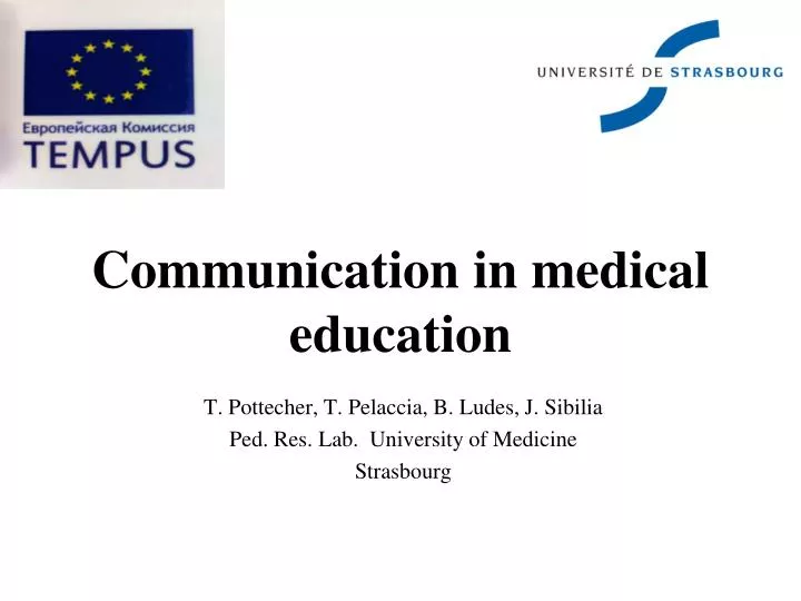 communication in medical education