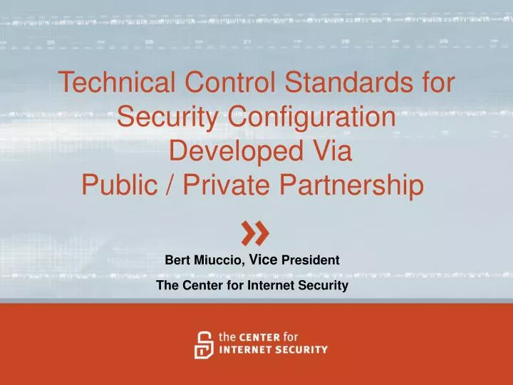bert miuccio vice president the center for internet security