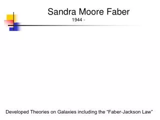 Sandra Moore Faber