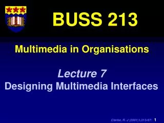 Multimedia in Organisations