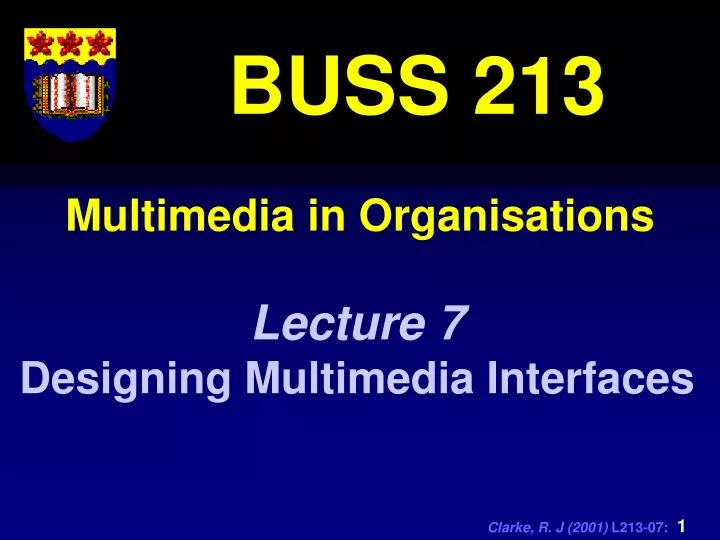 multimedia in organisations