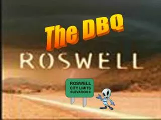 ROSWELL CITY LIMITS ELEVATION 0