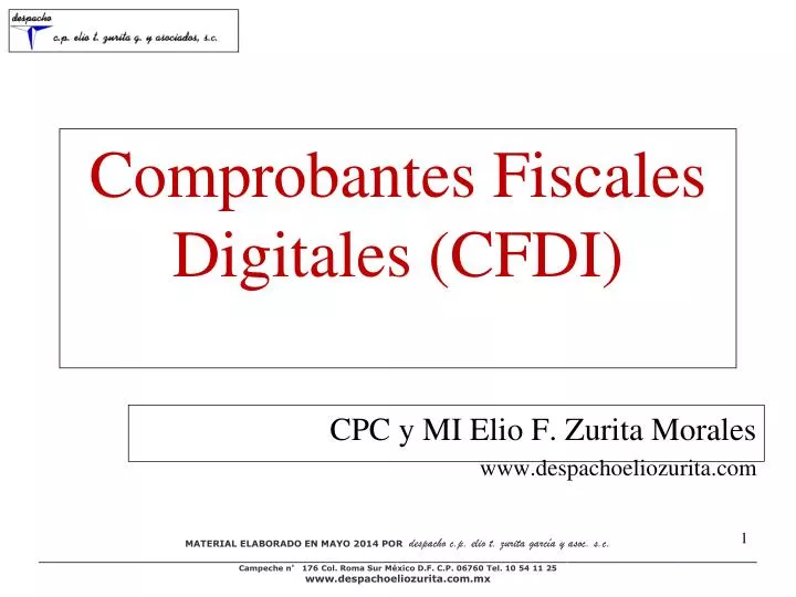 comprobantes fiscales digitales cfdi