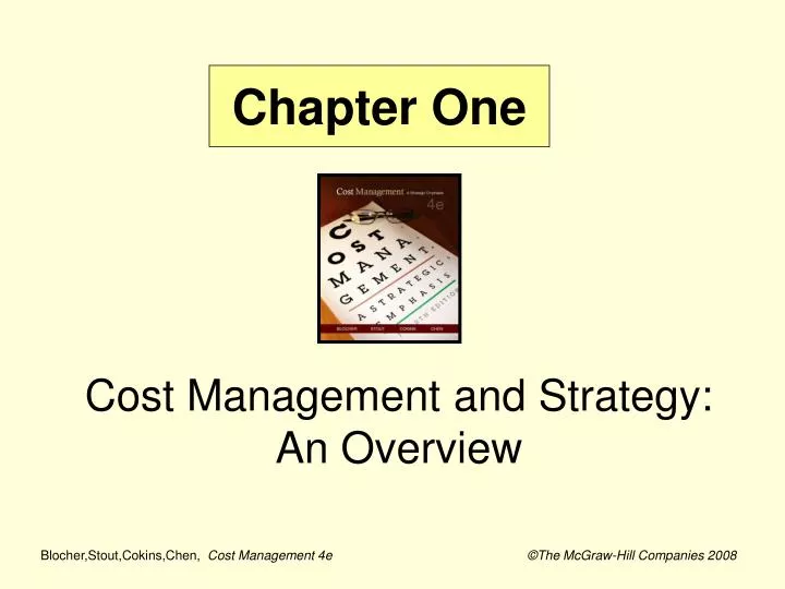 cost management and strategy an overview