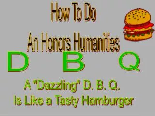 How To Do An Honors Humanities