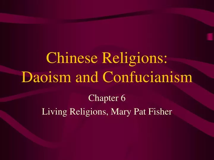 chinese religions daoism and confucianism
