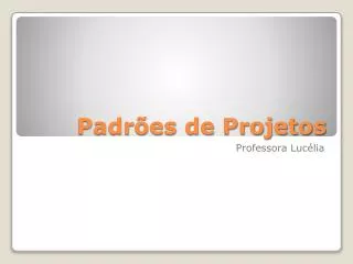 padr es de projetos