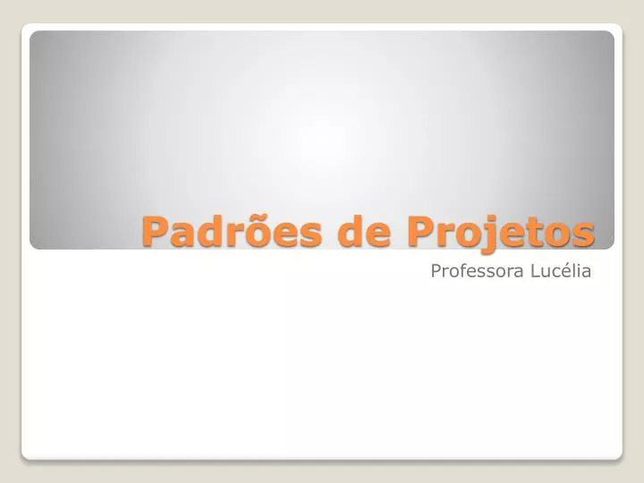 padr es de projetos