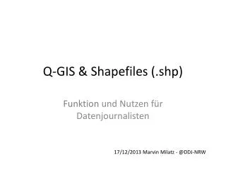 q gis shapefiles shp