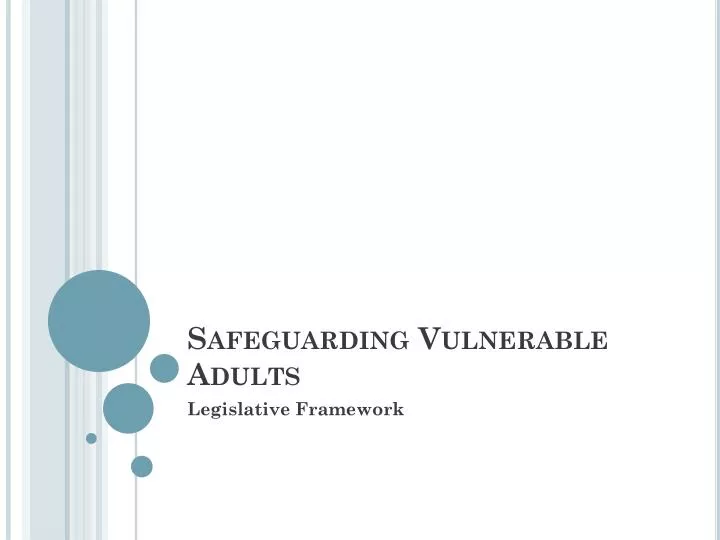 safeguarding vulnerable adults