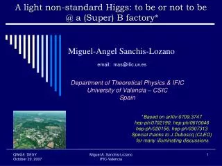 Miguel-Angel Sanchis-Lozano