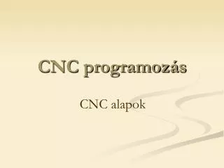 cnc programoz s