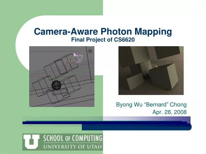 camera aware photon mapping final project of cs6620