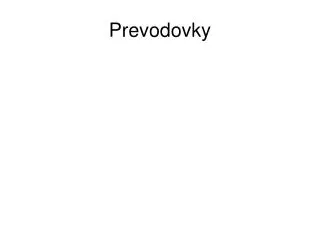 prevodovky
