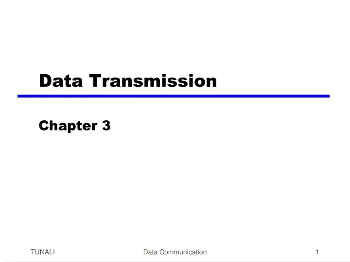 data transmission