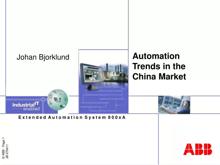 automation trends in the china market