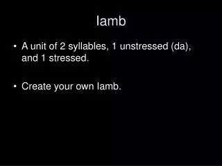 Iamb