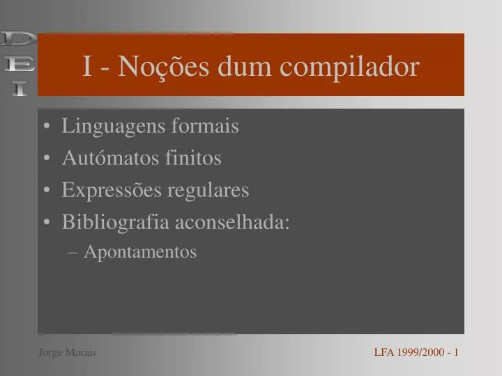 i no es dum compilador