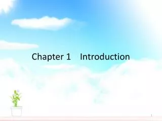 chapter 1 introduction
