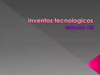 inventos tecnologicos