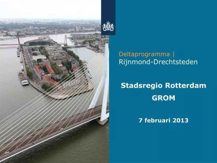 deltaprogramma rijnmond drechtsteden