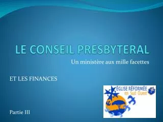 le conseil presbyteral