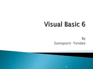 visual basic 6