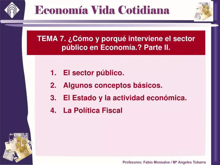 tema 7 c mo y porqu interviene el sector p blico en econom a parte ii