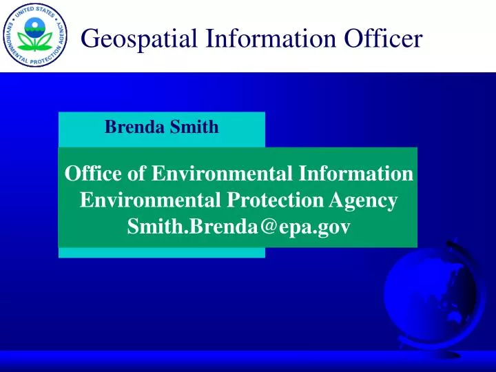geospatial information officer