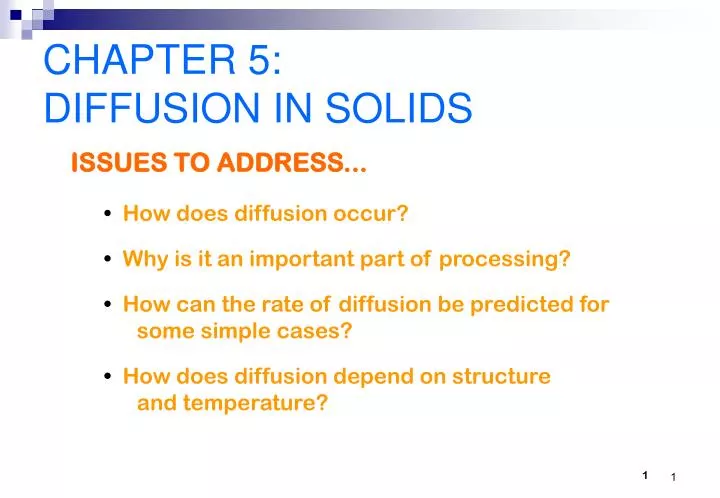 chapter 5 diffusion in solids