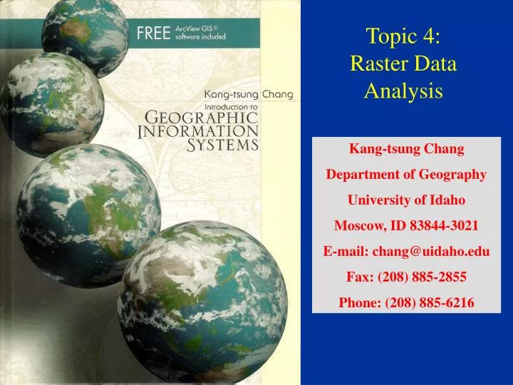 topic 4 raster data analysis