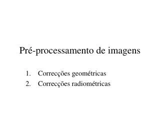 pr processamento de imagens