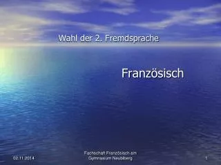 wahl der 2 fremdsprache