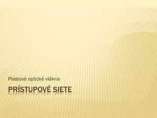 plastov optick vl kna