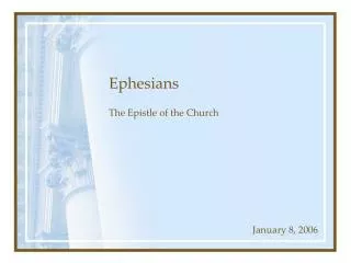 Ephesians