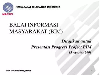 balai informasi masyarakat bim