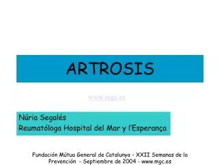 artrosis